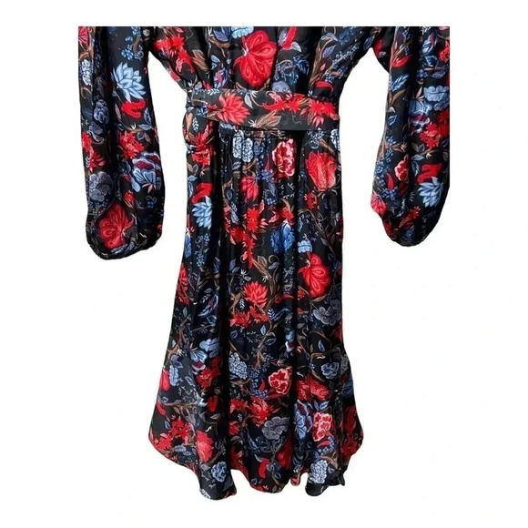 1242. CHLOE KRISTYN FALLON KNEE LENGTH DRESS SIZE 1X WITH TIE AROUND WAIST MINI - Picture 11 of 11